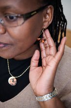 Load image into Gallery viewer, Autumn Spice Dangle Earrings - Gold
