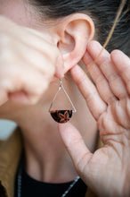 Load image into Gallery viewer, Autumn Spice Dangle Earrings - Silver
